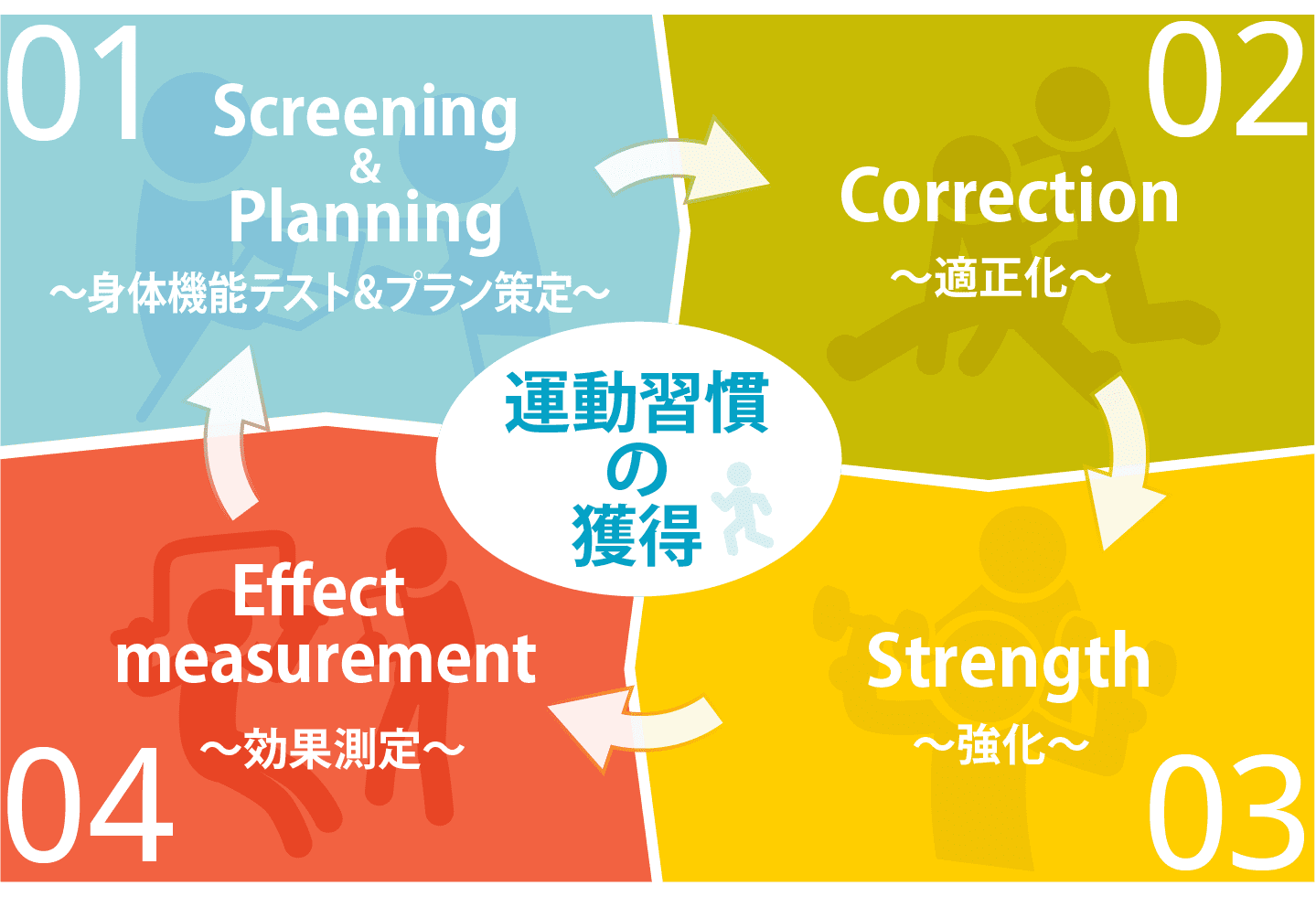 運動習慣の獲得サイクル