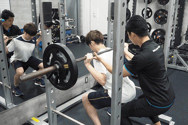 ボディメイクの様子