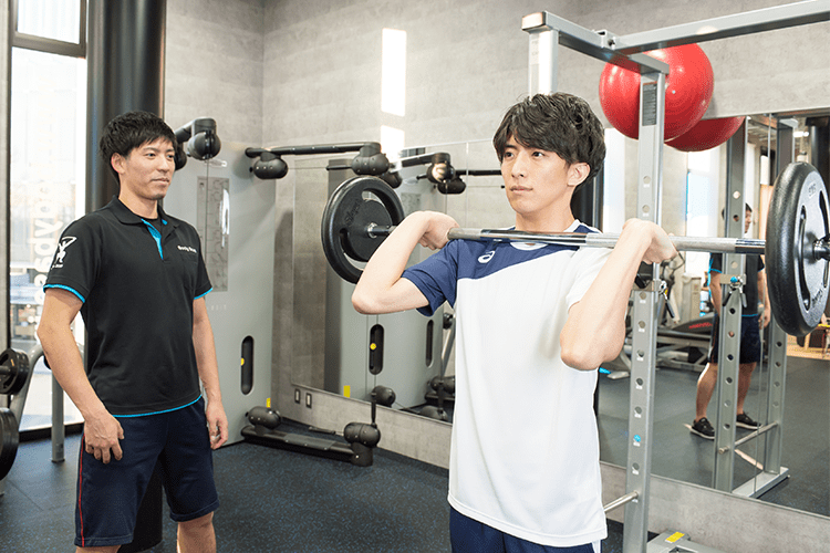 スポーツパフォーマンスの様子